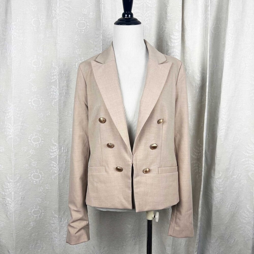 House of Harlow 1960 textured basketweave blazer